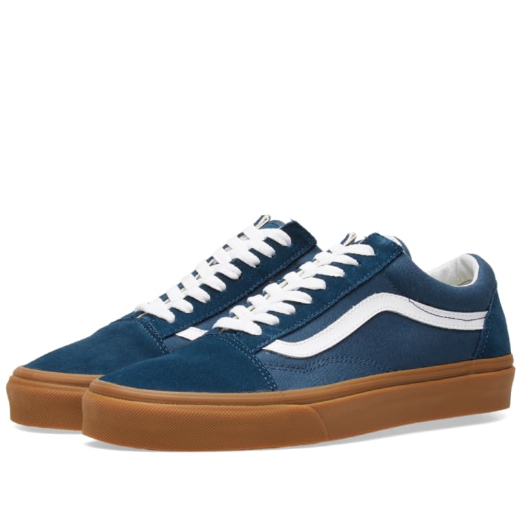 vans gum old skool blue