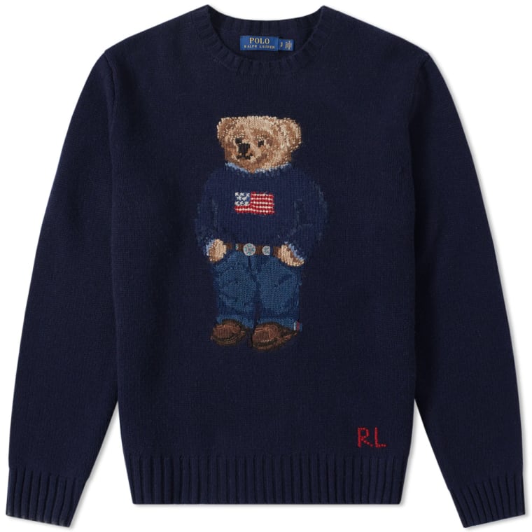 Polo Ralph Lauren Bear Isle Crew Knit Navy 1