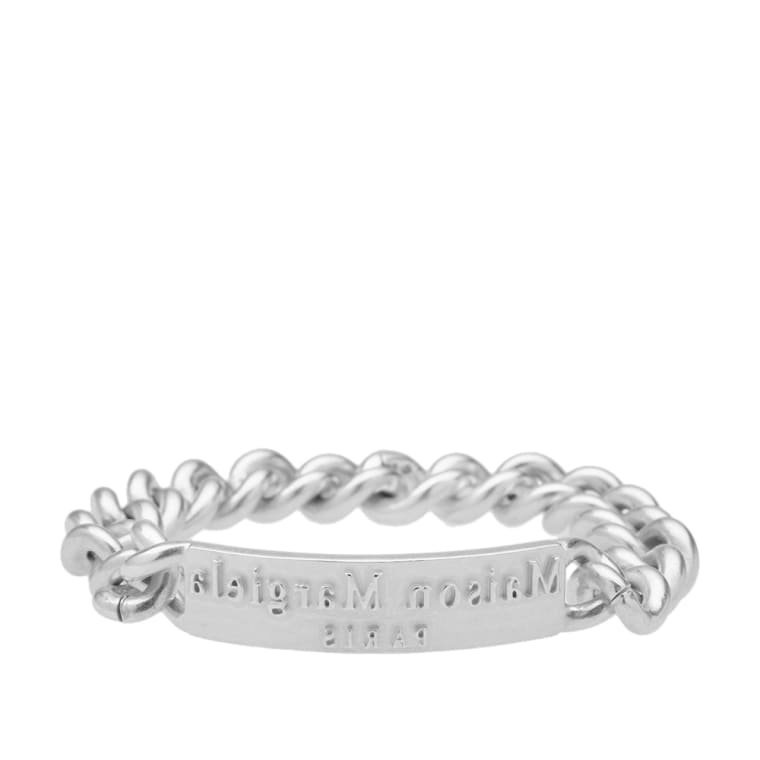 Maison Margiela 11 Logo Id Bracelet Silver End Maison Margiela 11 Logo Id Bracelet Silver 5