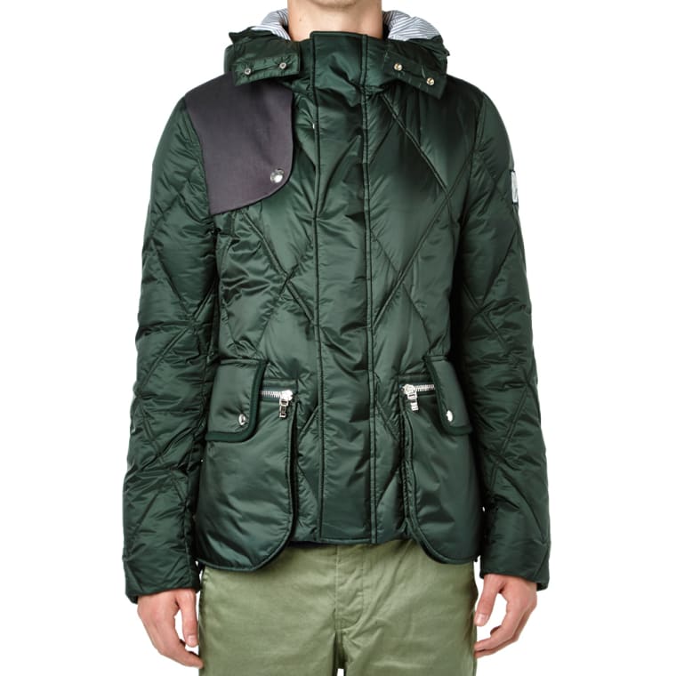 moncler gamme bleu quilted blazer moncler gamme bleu quilted blazer