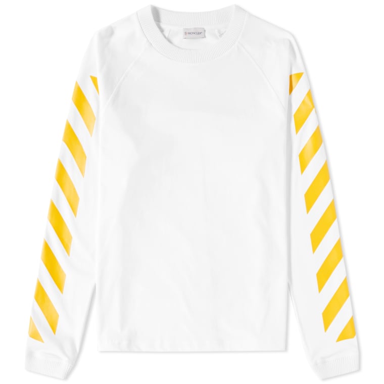 moncler white long sleeve moncler white long sleeve