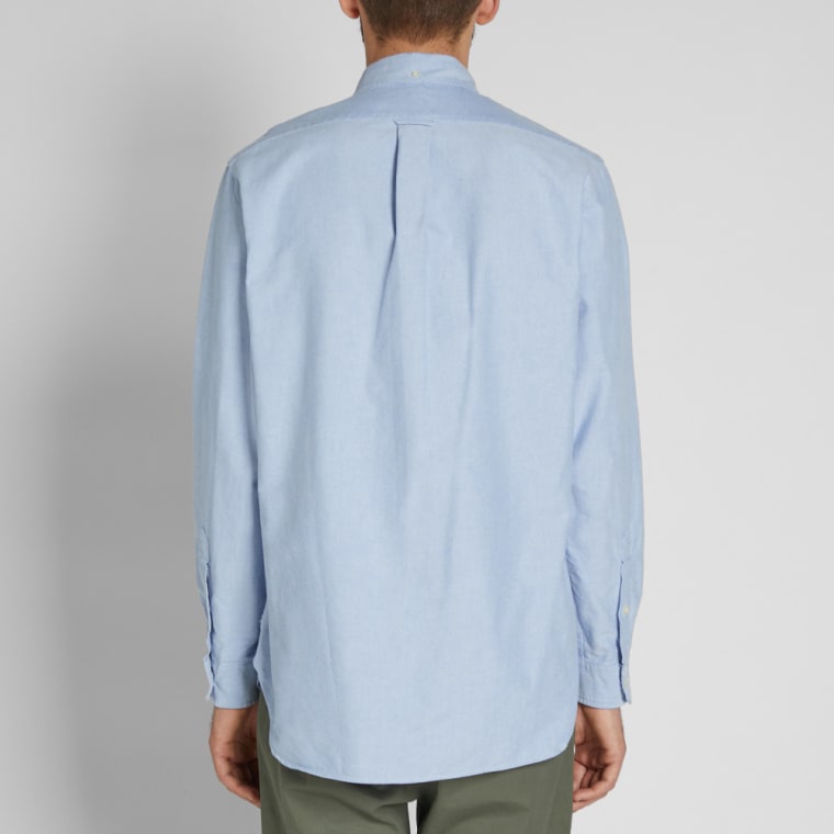 Polo Ralph Lauren Skull & Crossbones Pocket Oxford Shirt (Blue) | END.