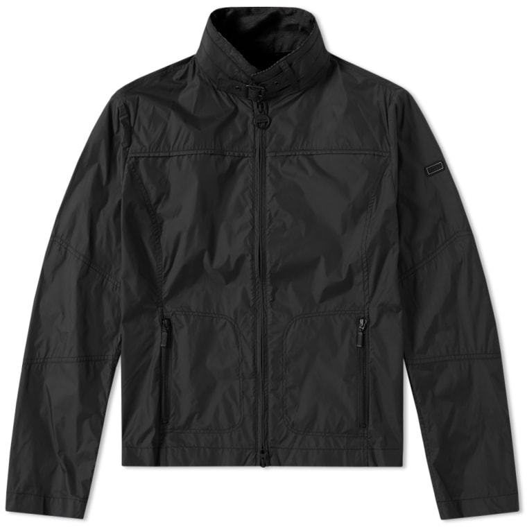 Barbour International Track Jacket Black End Barbour International Track Jacket Black Flat 1