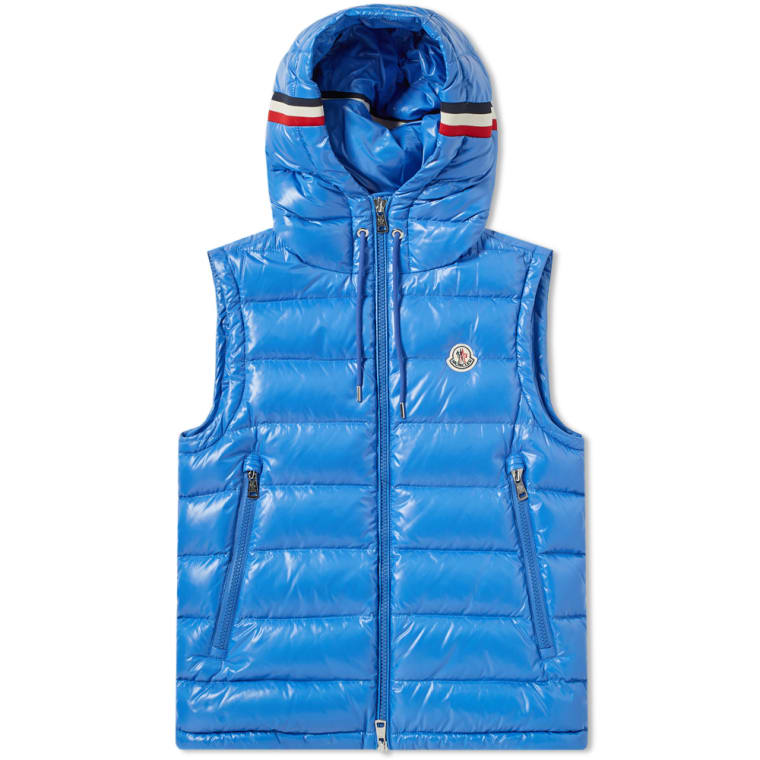 moncler blue gilet moncler blue gilet