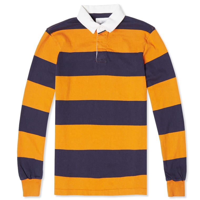 Barbour X Norton Sons Lowesoft Rugby Shirt Amber End Barbour X Norton Sons Lowesoft Rugby Shirt Amber 3