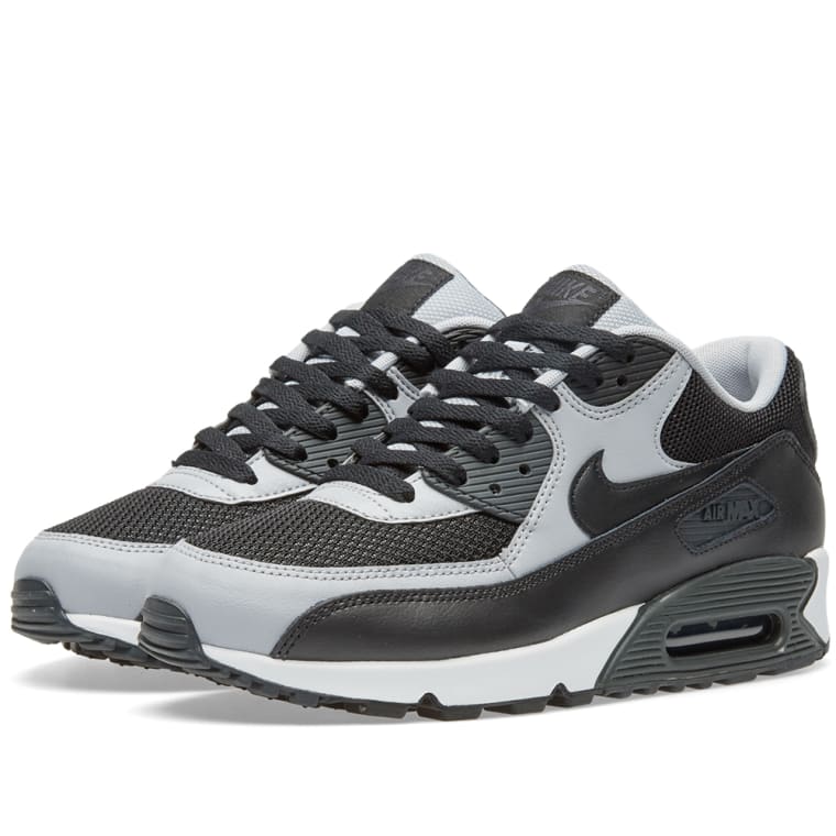 Details about Nike Air Max 90 Essential Shoes Men's Sneakers Trainers Black Grey 537384 053 Details about Nike Air Max 90 Essential Shoes Men's Sneakers Trainers Black Grey 537384 053