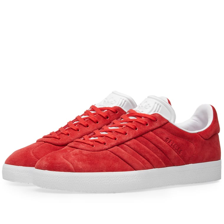 Adidas Gazelle Stitch & Turn (Collegiate Red & White) | END. Adidas Gazelle Stitch & Turn Collegiate Red ...
