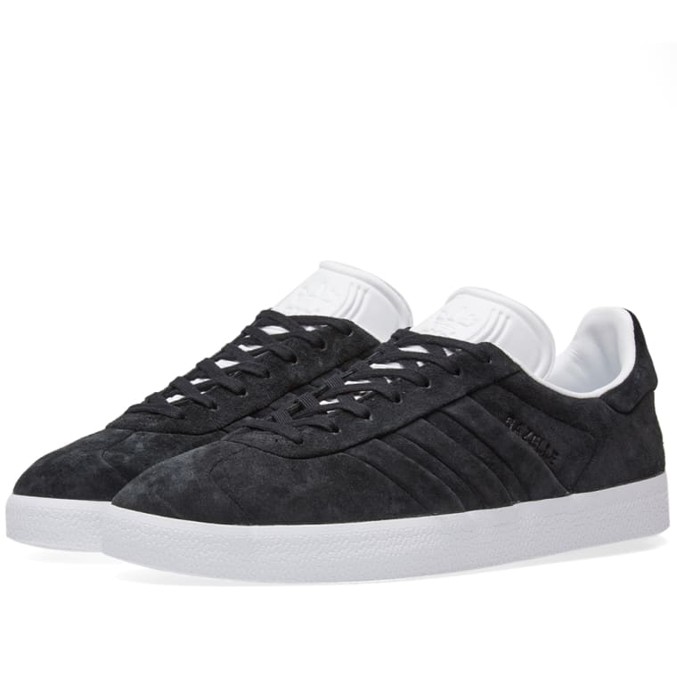 Adidas Gazelle Stitch & Turn (Core Black & White) | END. Adidas Gazelle Stitch & Turn Core Black ...