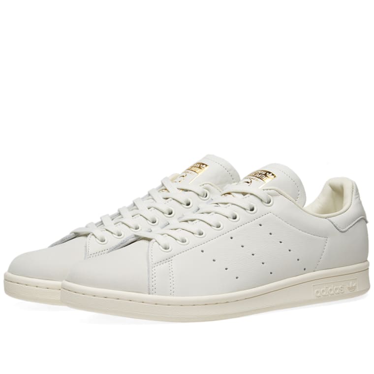 Adidas Stan Smith Premium (White & Gold ) | END. Adidas Stan Smith Premium White & Gold 1