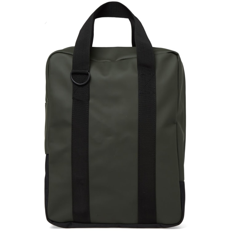 Rains Utility Tote Bag Green End Rains Utility Tote Bag Green 3