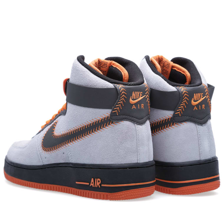 nike air force gray and black