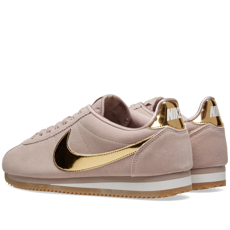 Nike Classic Cortez SE W (Taupe, Gold & Phantom) | END.
