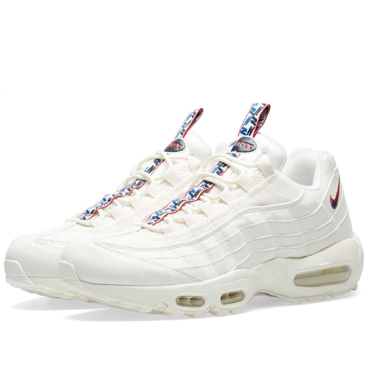 Nike Air Max 95 TT (Sail, Gym Blue & Gym Red) | END. Nike Air Max 95 TT Sail, Gym Blue & Gym ...