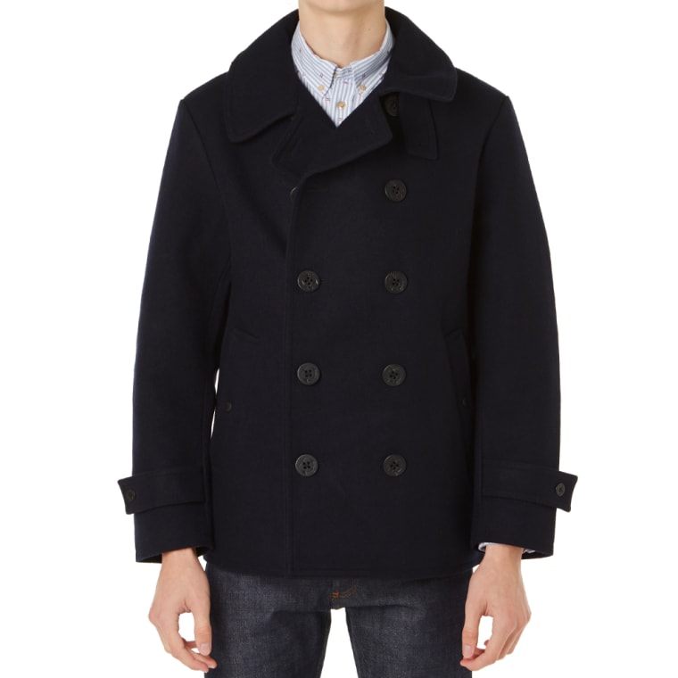 Nanamica Windstopper Pea Coat (Navy) | END.