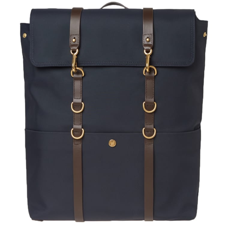 Mismo Backpack Navy Dark Brown End Mismo Backpack Navy Dark Brown 1