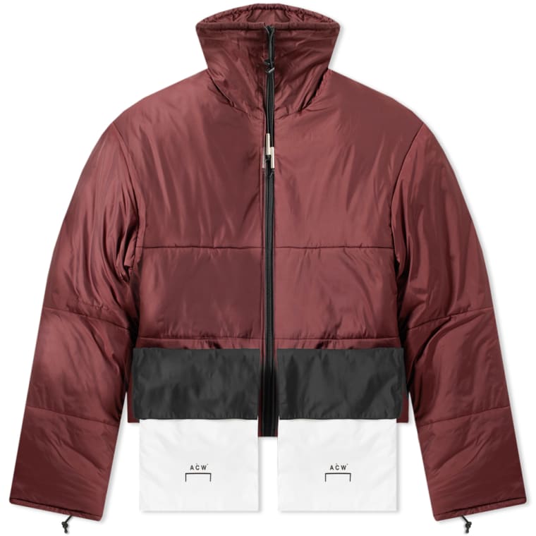 A-COLD-WALL* Oversized Puffer Jacket (Burgundy) | END.