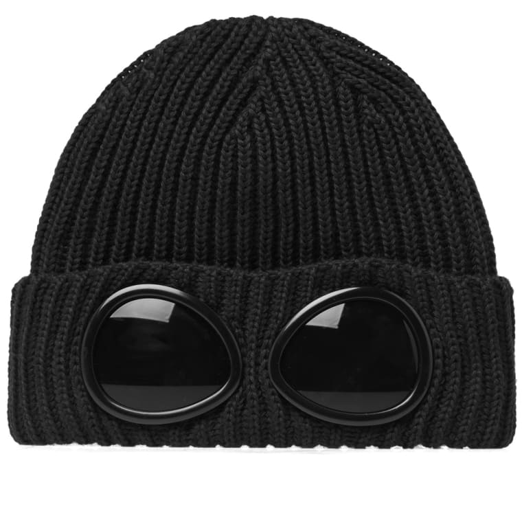C.P. Company Goggle Beanie (Black) END.