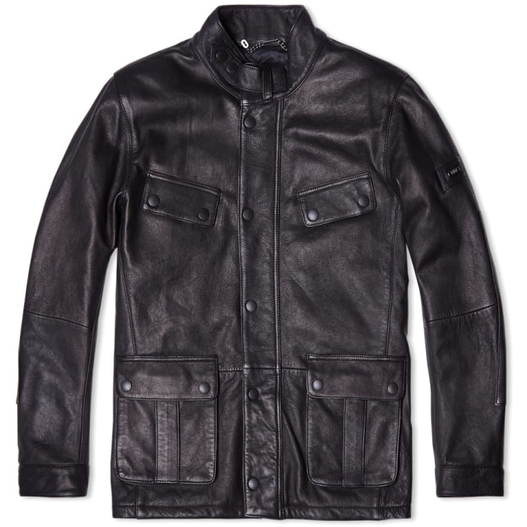 Barbour International Saddler Jacket Black End Barbour International Saddler Jacket Black 1