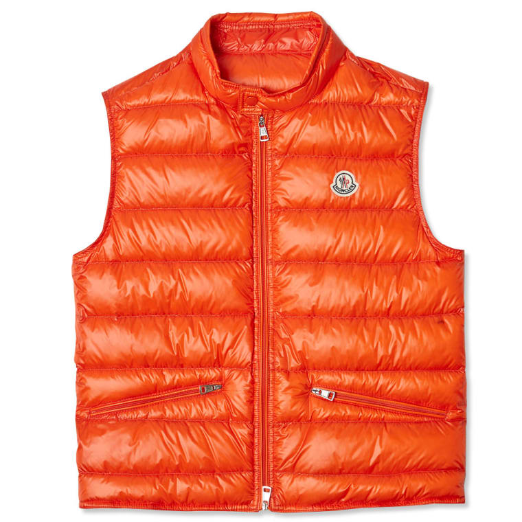 moncler orange gilet moncler orange gilet