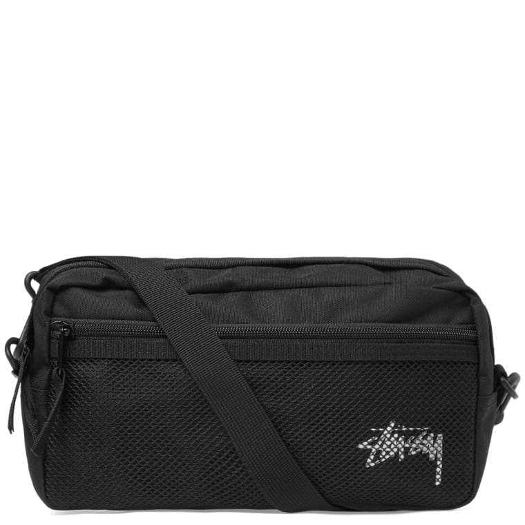 Stussy Stock Side Bag Black End Stussy Stock Side Bag Black 1