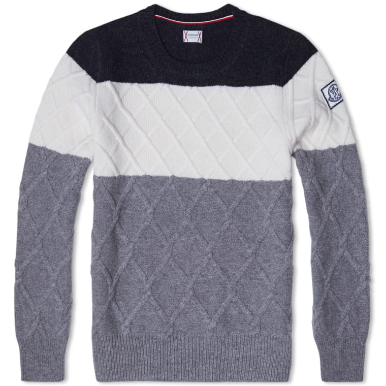moncler white knit moncler white knit