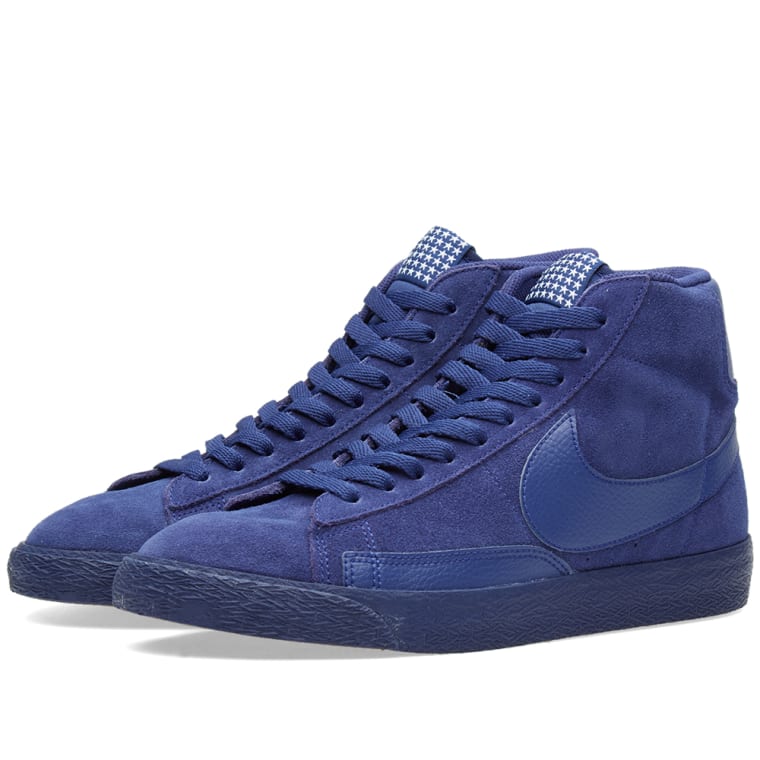 Nike Blazer Mid Premium Vintage Trainers Loyal Blue Nike Blazer Mid Premium Vintage Trainers Loyal Blue