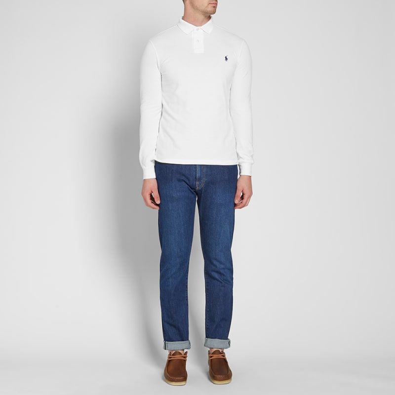 polo ralph lauren long sleeve polo saddle shoes