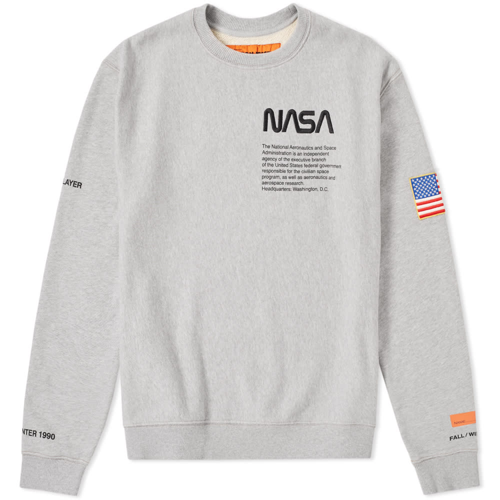 Heron preston black nasa hoodie clearance