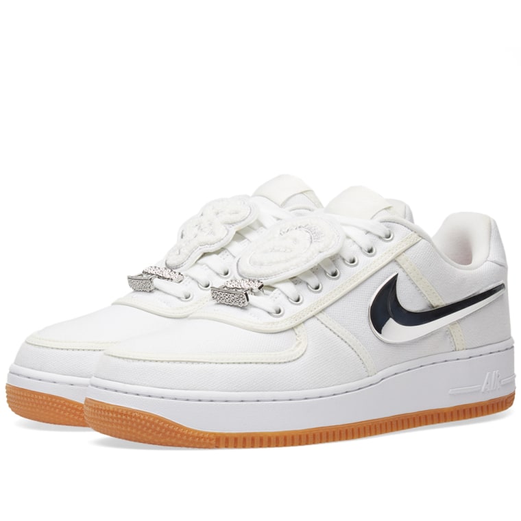 air force 1 x travis scott white