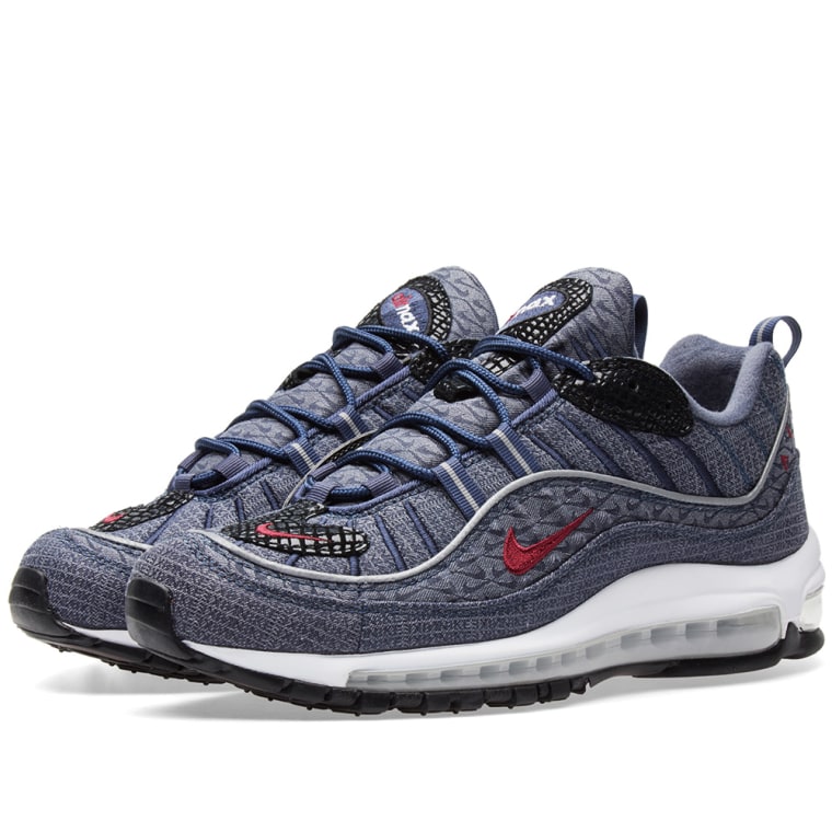 nike air max 98 blue and red nike air max 98 blue and red