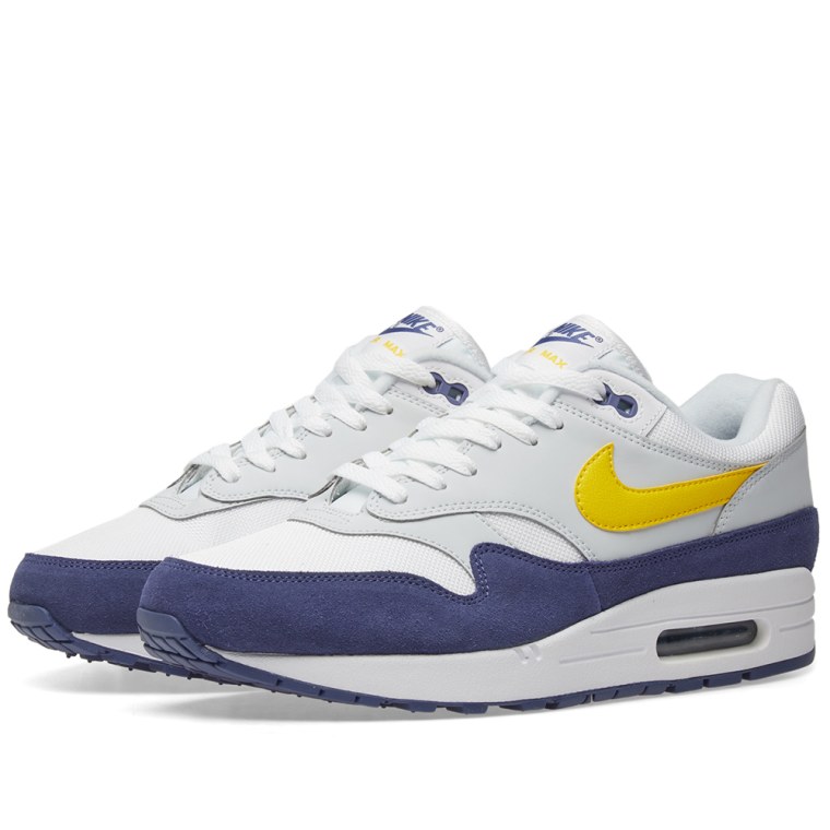 nike air max 1 white yellow blue nike air max 1 white yellow blue