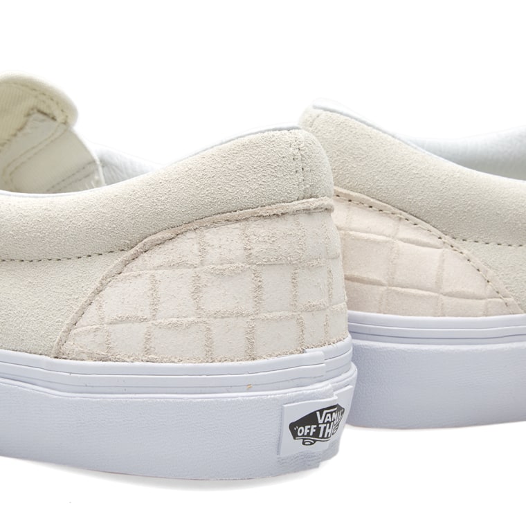 vans classic slip on white suede checkerboard vans classic slip on white suede checkerboard