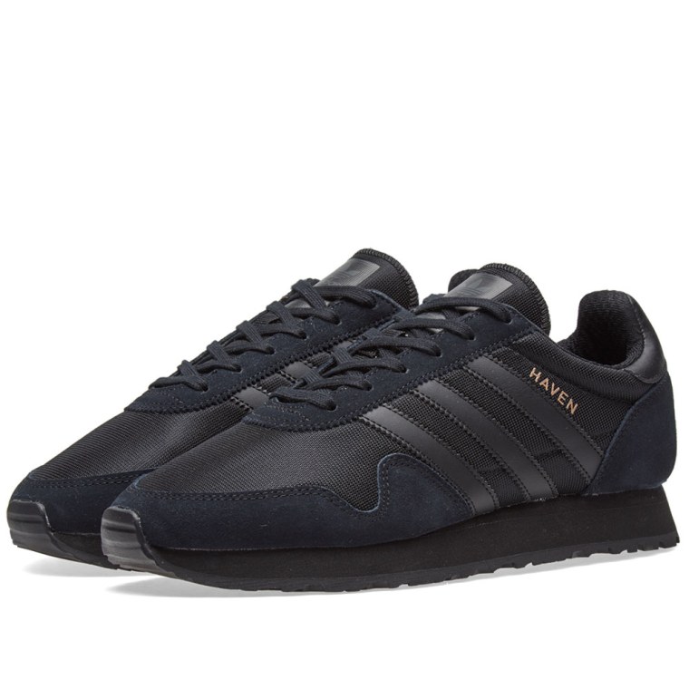 adidas originals haven trainers in black by 9717 adidas originals haven trainers in black by 9717