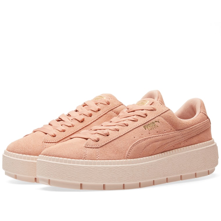 puma suede platform beige puma suede platform beige