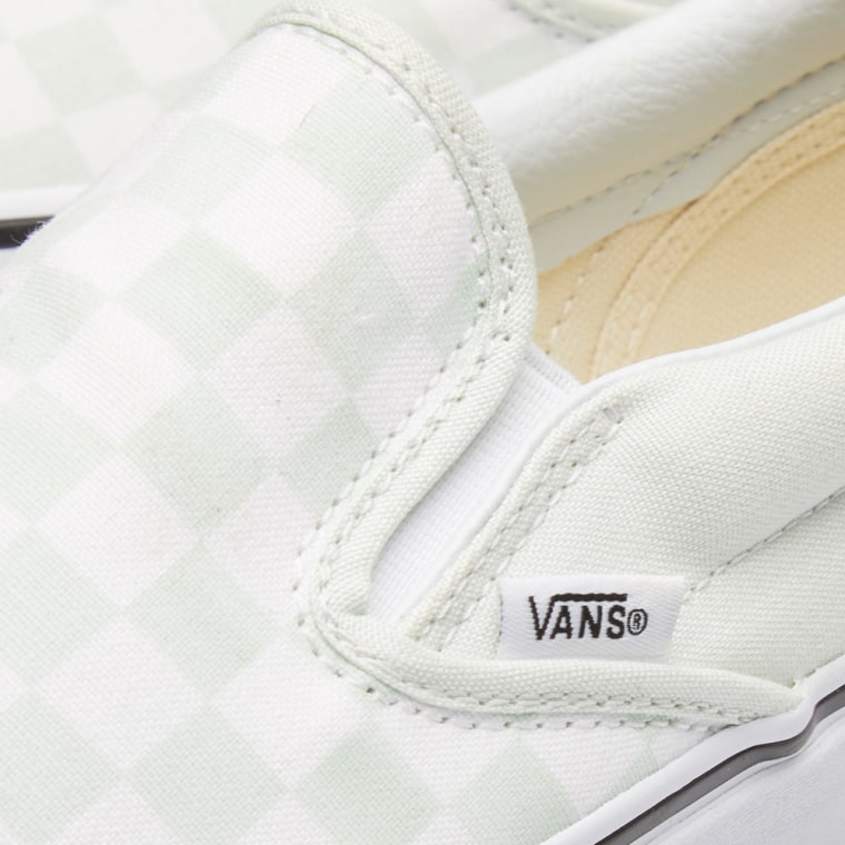 vans classic slip on true white checkerboard vans classic slip on true white checkerboard