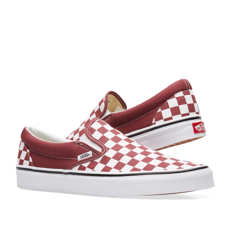 vans classic slip on pink checkerboard vans classic slip on pink checkerboard