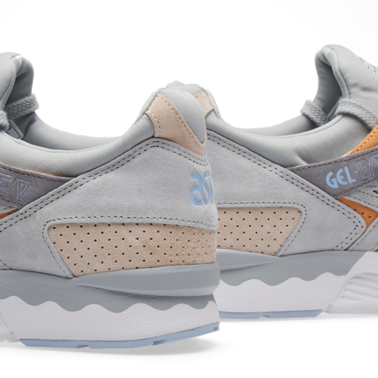 asics gel lyte v apricot nectar & mid grey asics gel lyte v apricot nectar & mid grey