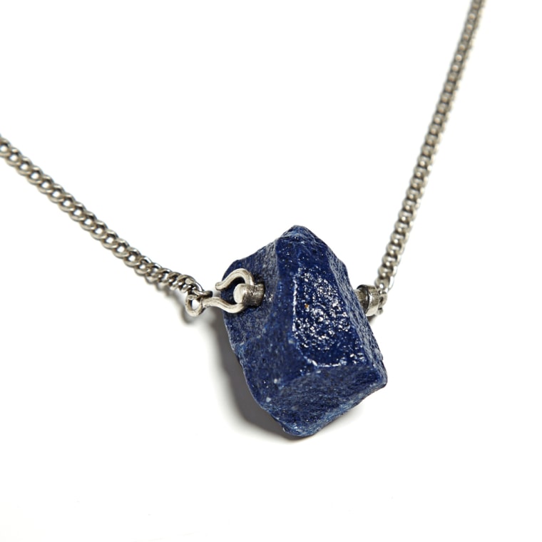 Maison Martin Margiela 11 Rock Necklace (Silver & Blue ...