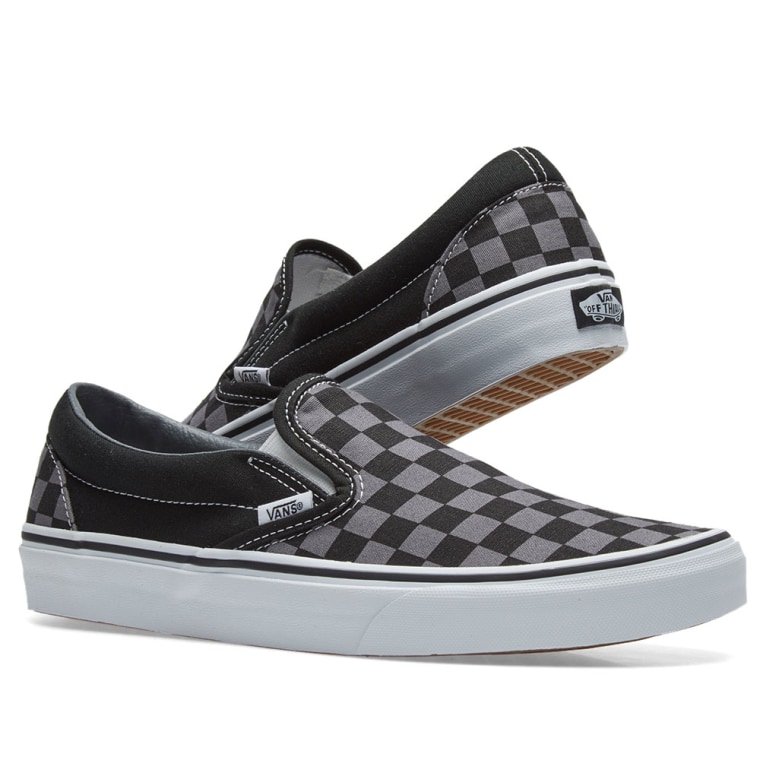 black and grey check vans black and grey check vans