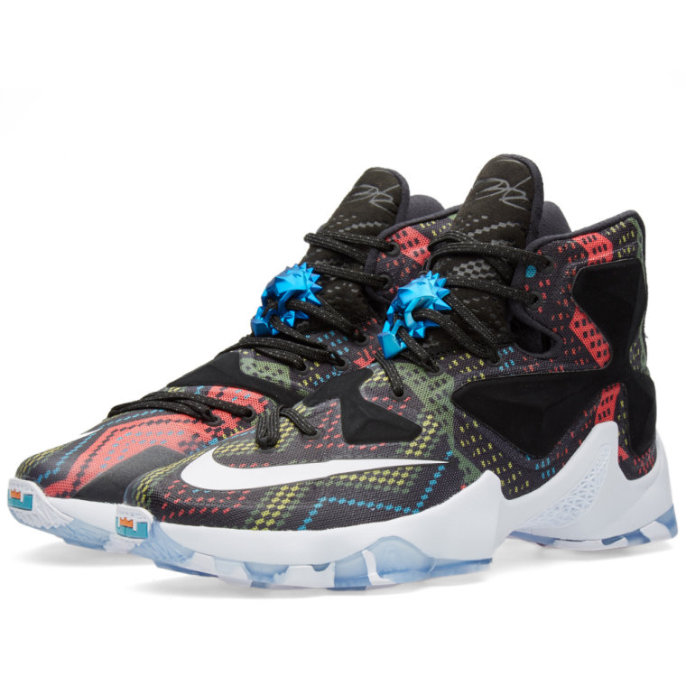 Nike Lebron XIII BHM Multicolour White Black 1 Nike Lebron XIII BHM Multicolour White Black 1
