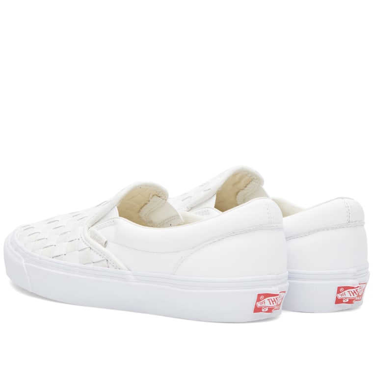 vans vault classic woven slip on lx 50th checkerboard & white vans vault classic woven slip on lx 50th checkerboard & white