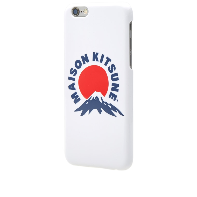 Maison Kitsuné Mount Fuji iPhone Case (White) | END.
