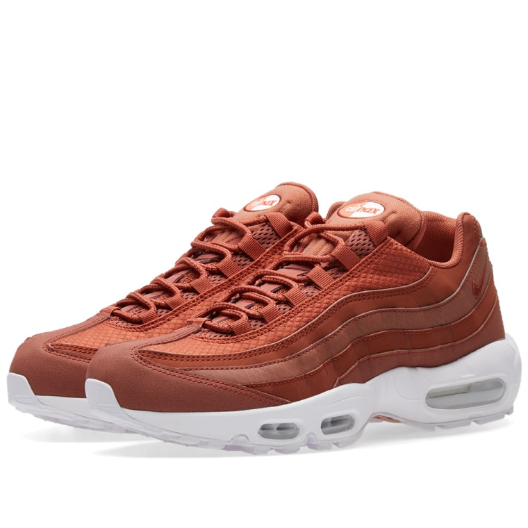 Nike Air Max 95 Premium SE Dusty Peach White Uk Size 9.5 924478200 Nike Air Max 95 Premium SE Dusty Peach White Uk Size 9.5 924478200