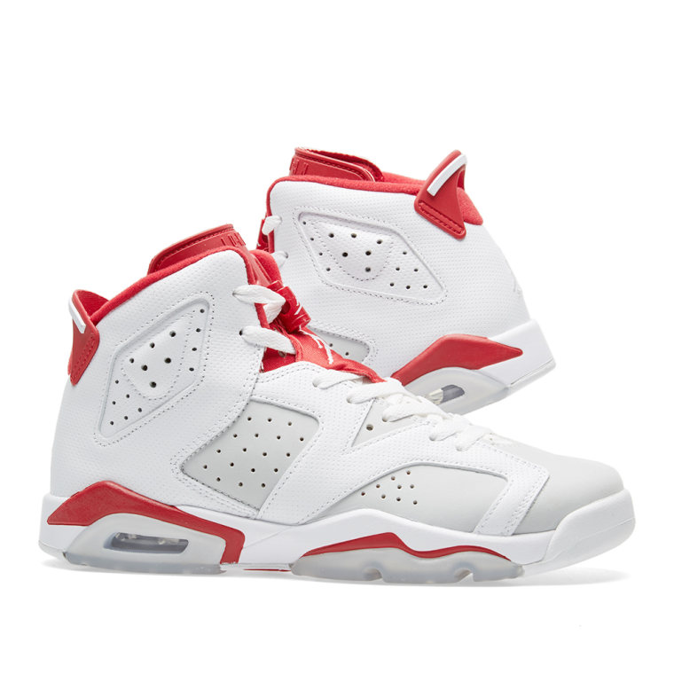 jordan 6 red black white