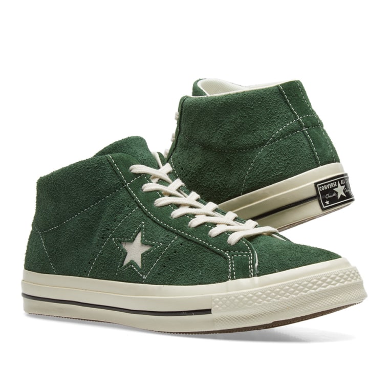 converse one star mid green