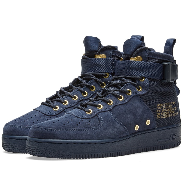 nike sf air force 1 mid blu nike sf air force 1 mid blu