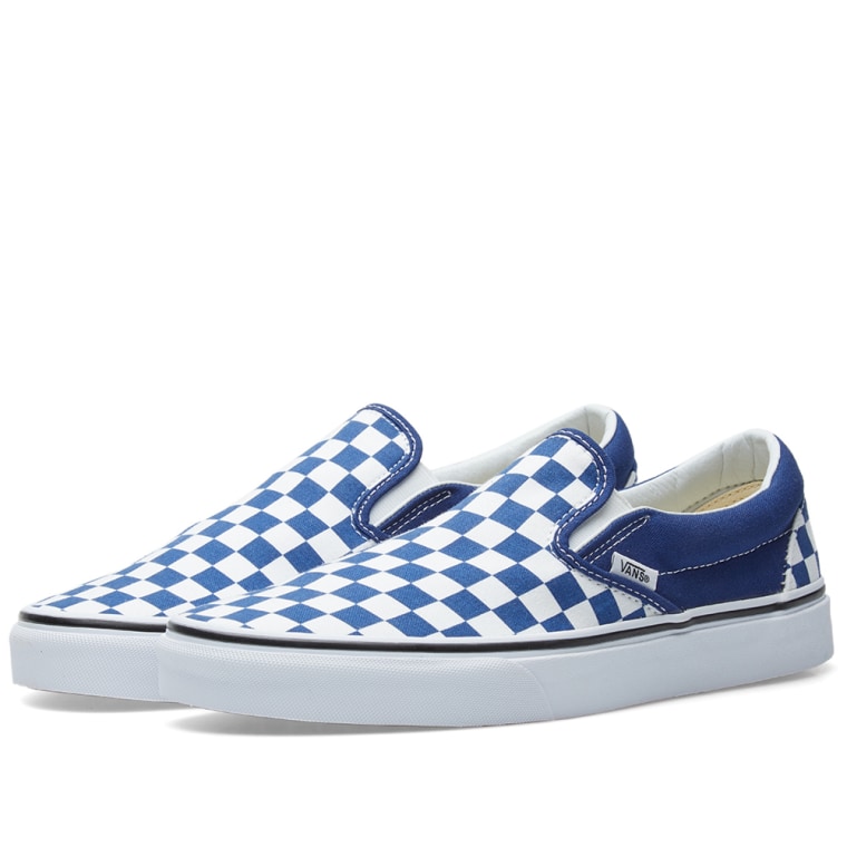 vans slip on blue checkerboard vans slip on blue checkerboard