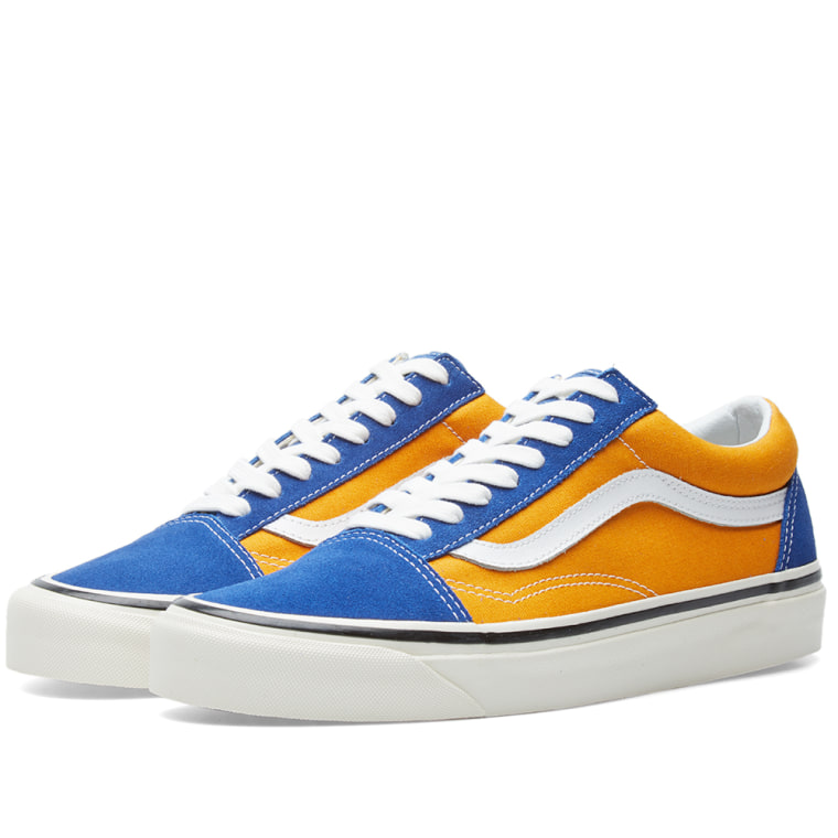 vans old skool blue yellow vans old skool blue yellow