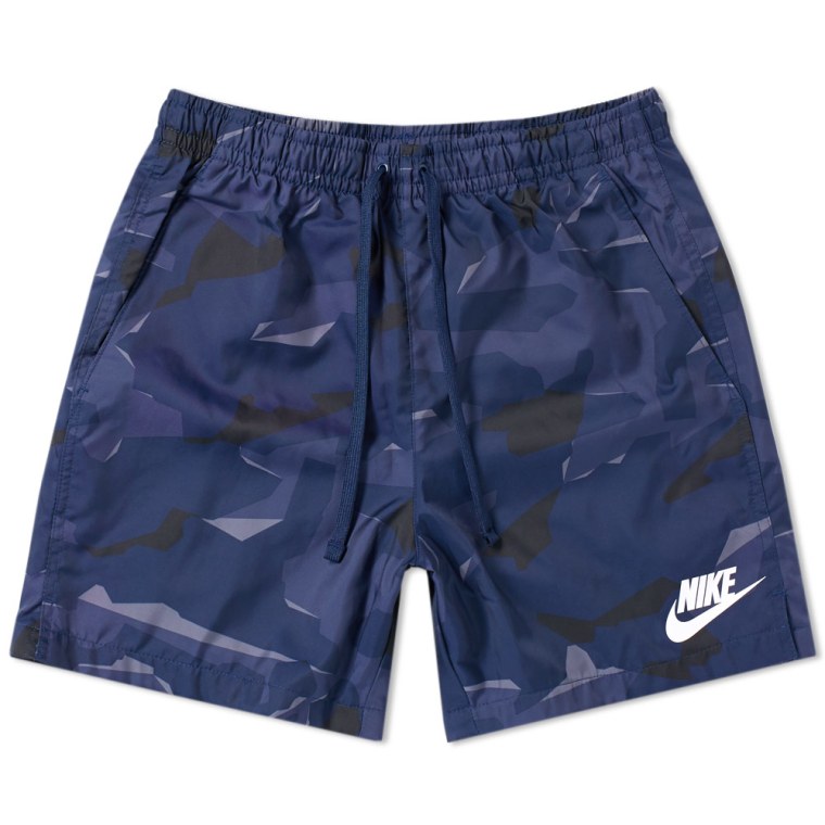 camo nike woven shorts