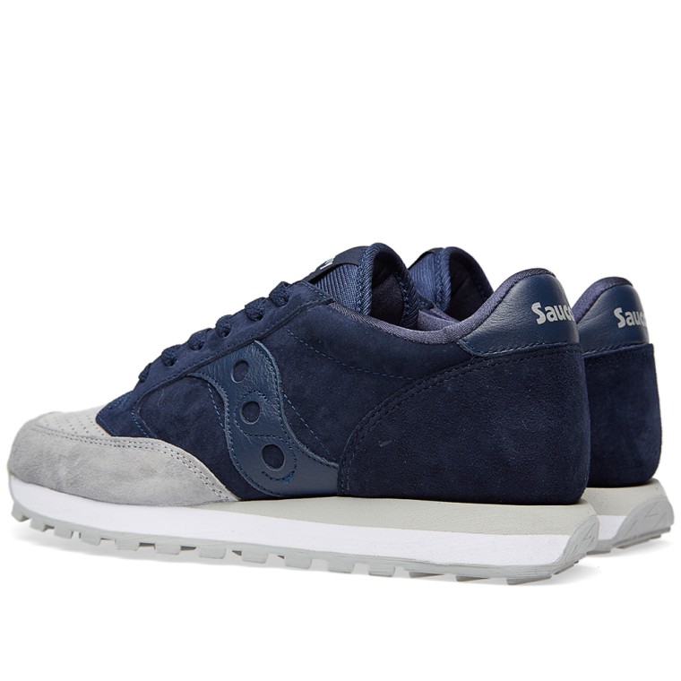 saucony jazz grey navy